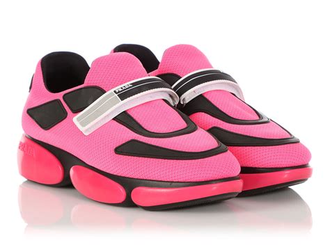 cloudbust prada pink|Prada black cloudbust sneakers.